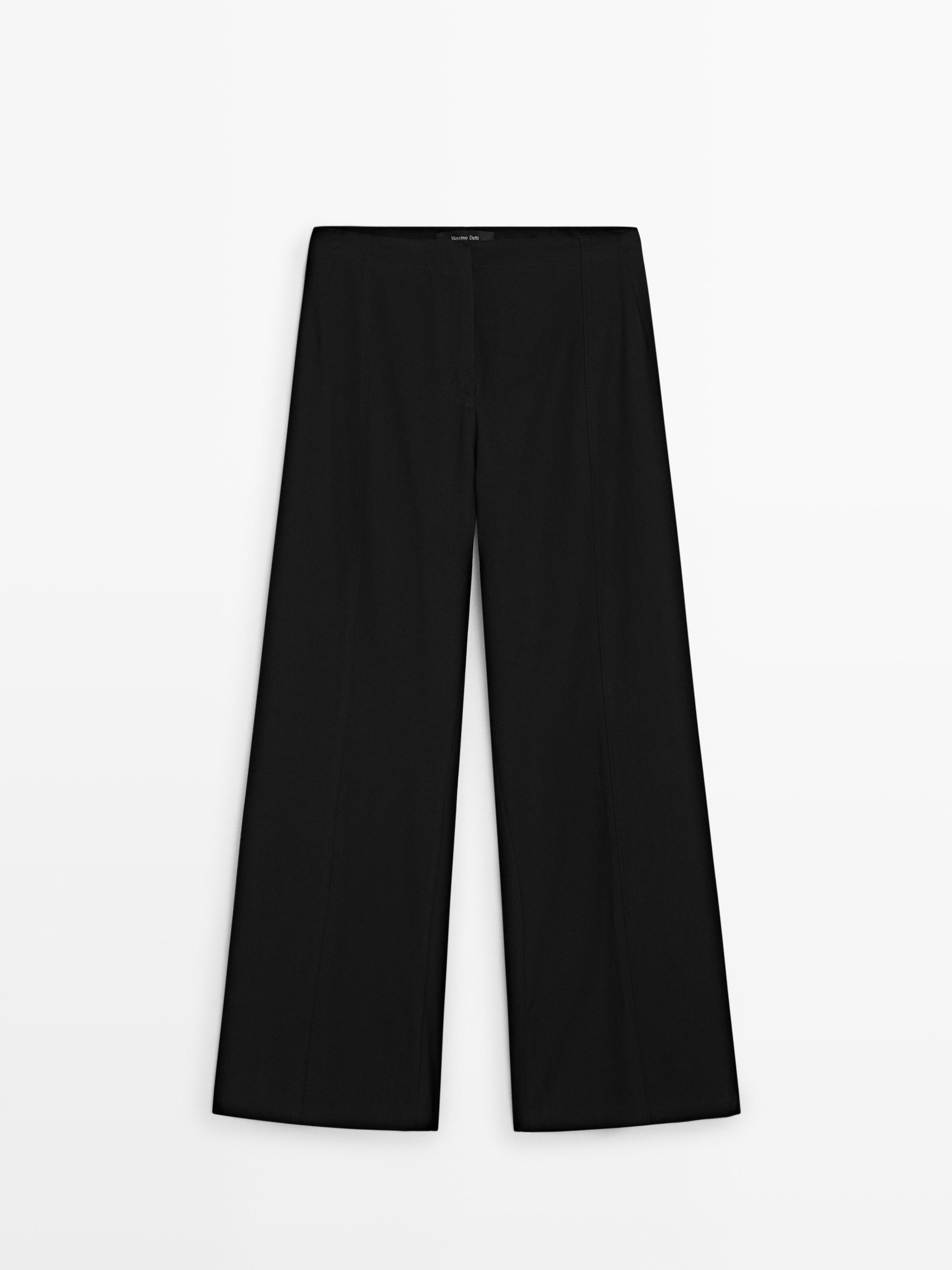 Pantalon flare avec du coton